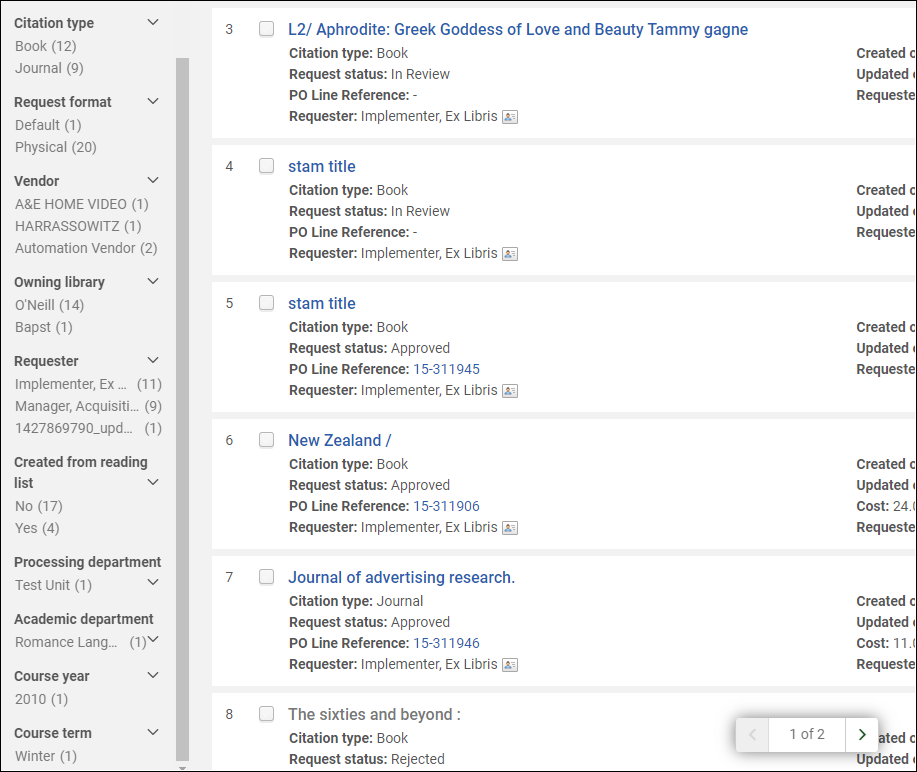Facets Added to the Manage Purchase Requests Screen.png